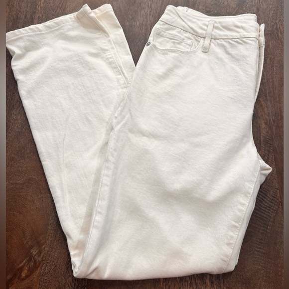 Frame Ivory Jeans Size 28 Le Mini Boot - Picture 4 of 7